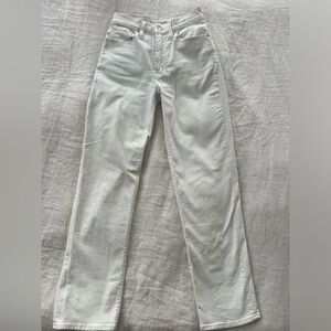 Madewell off white jeans! Prefect condition!